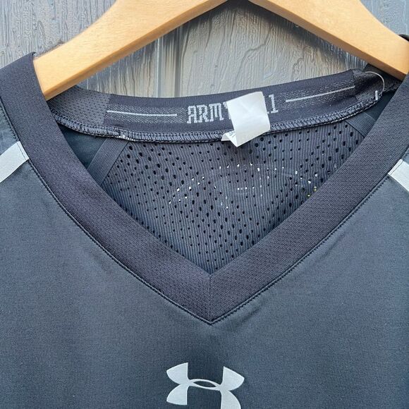 Under Armour Mens Black Heatgear Compression Short Sleeve Shirt Size 3XL - Picture 2 of 7